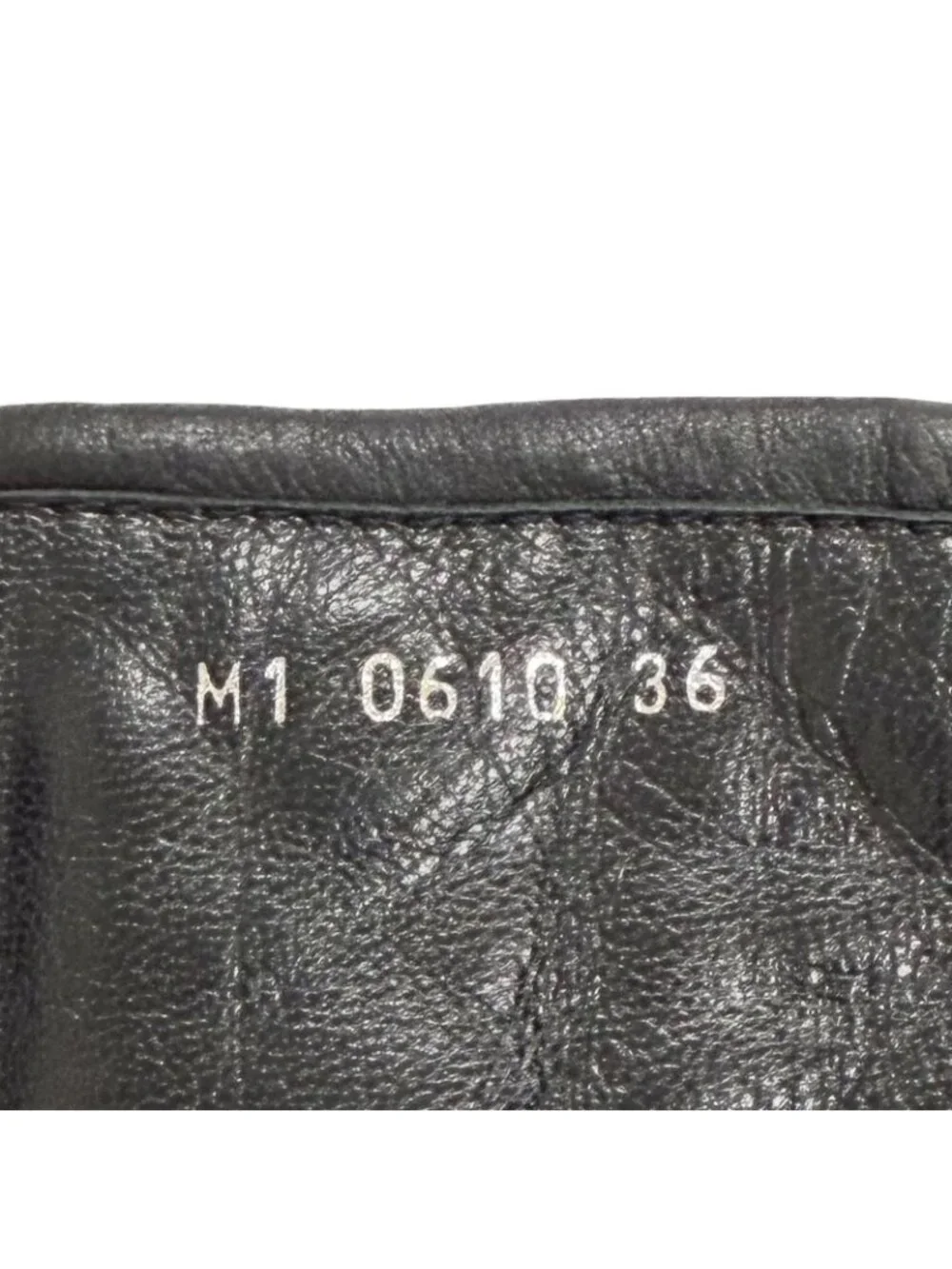 Dior Cannage Side Zip Leather Long Boots Black Silver
